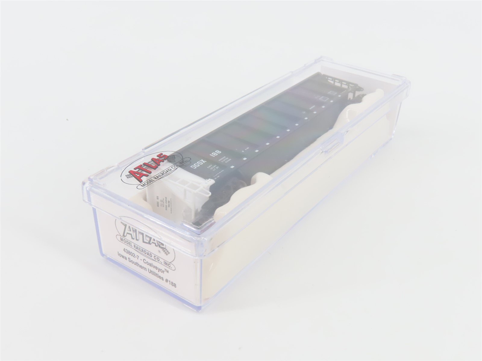 N Scale Atlas 43802-7 OGSX Iowa Southern Utilities Coalveyor #188 w/ Load