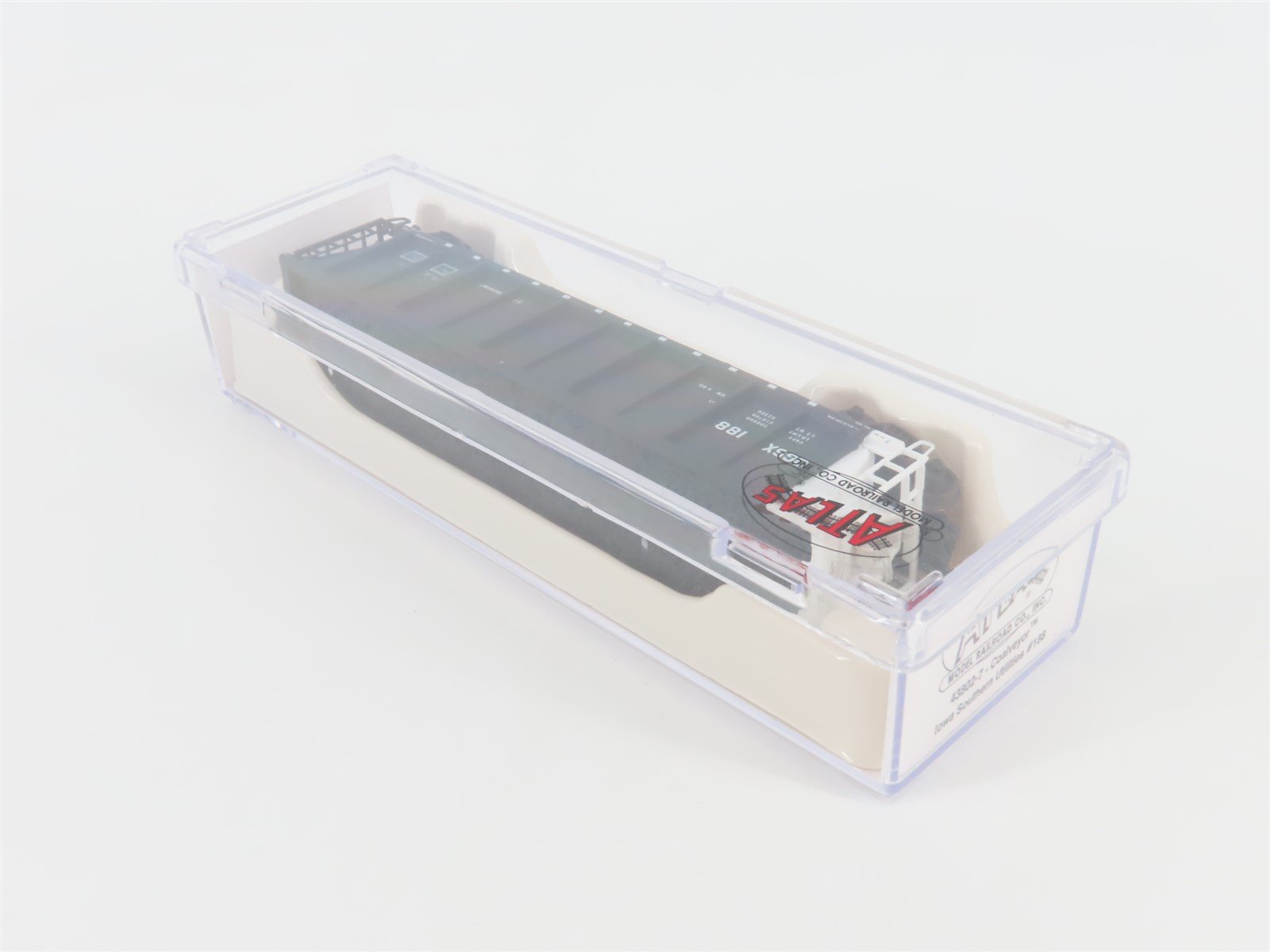 N Scale Atlas 43802-7 OGSX Iowa Southern Utilities Coalveyor #188 w/ Load