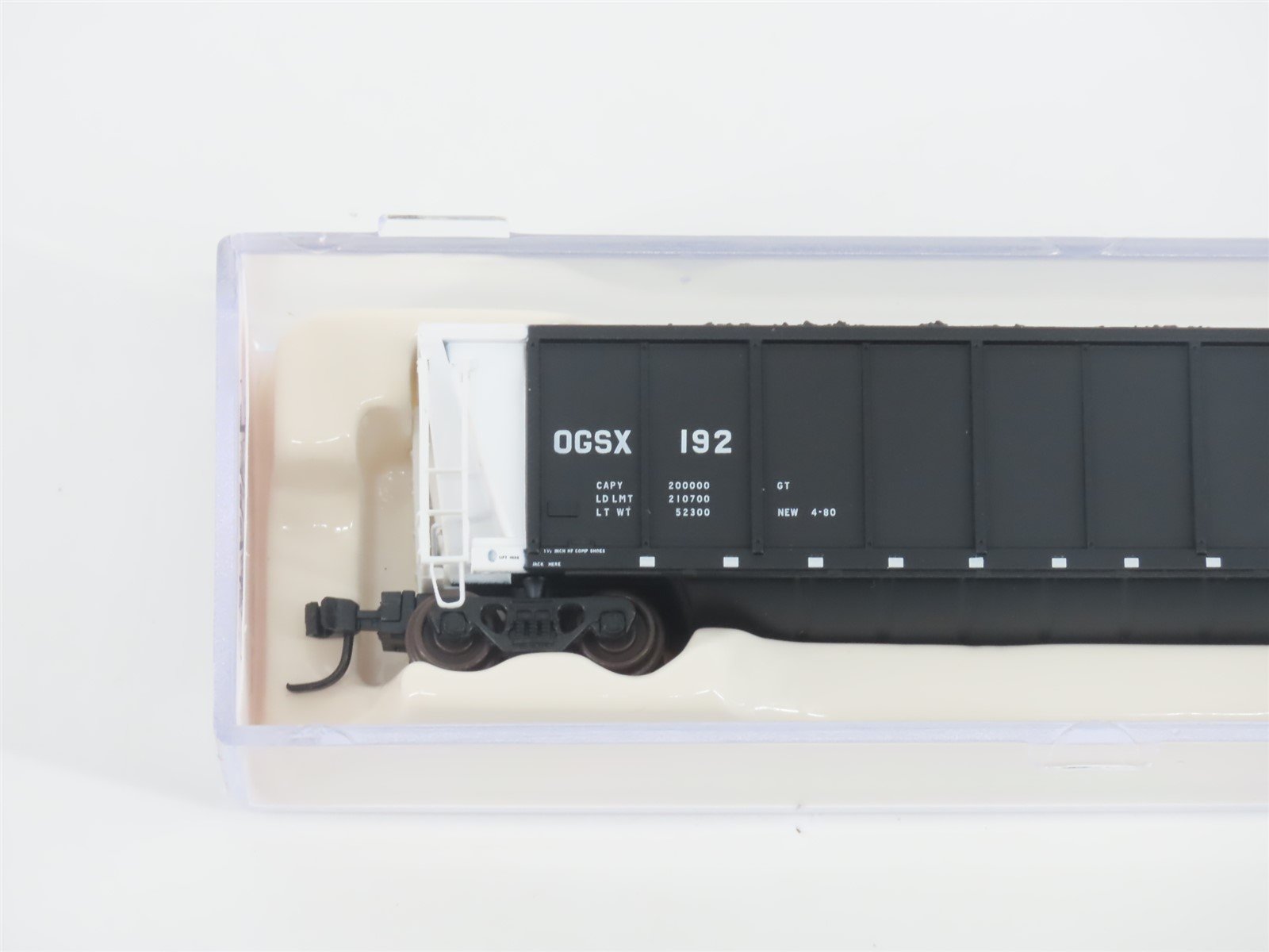 N Scale Atlas 43802-8 OGSX Iowa Southern Utilities Coalveyor #192 w/ Load