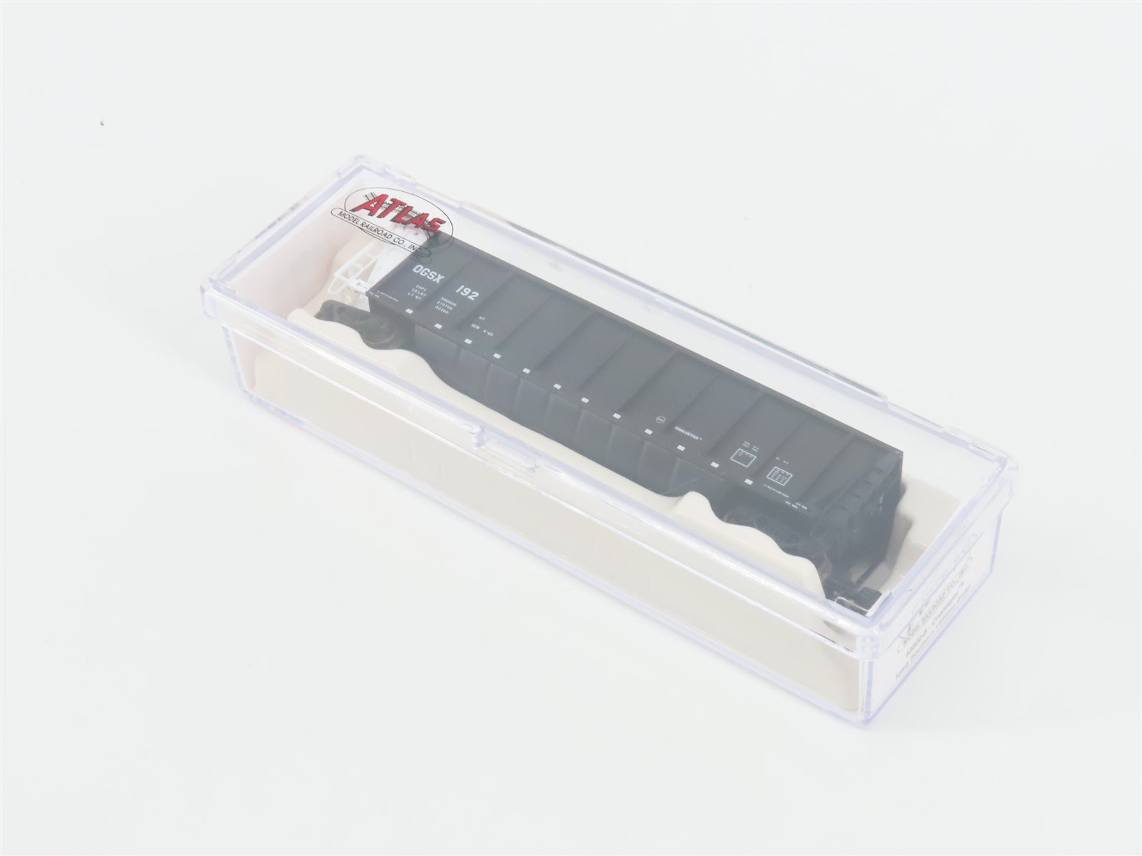 N Scale Atlas 43802-8 OGSX Iowa Southern Utilities Coalveyor #192 w/ Load