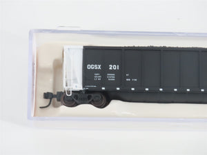 N Scale Atlas 43802-9 OGSX Iowa Southern Utilities Coalveyor #201 w/ Load