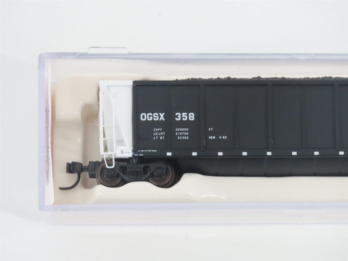 N Scale Atlas 43802-11 OGSX Iowa Southern Utilities Coalveyor #358 w/ Load