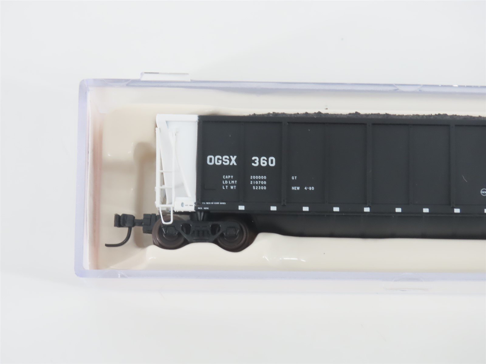 N Scale Atlas 43802-12 OGSX Iowa Southern Utilities Coalveyor #360 w/ Load