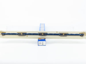 N Scale Athearn 17217 GRBX Blue 4-Unit Drawbarred Husky Stack Set