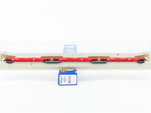 N Scale Athearn 17213 BN Railway 3-Unit Drawbarred Husky Stack Set