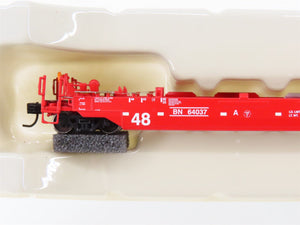 N Scale Athearn 17213 BN Railway 3-Unit Drawbarred Husky Stack Set