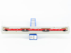 N Scale Athearn 17215 BNSF Railway 3-Unit Drawbarred Husky Stack Set