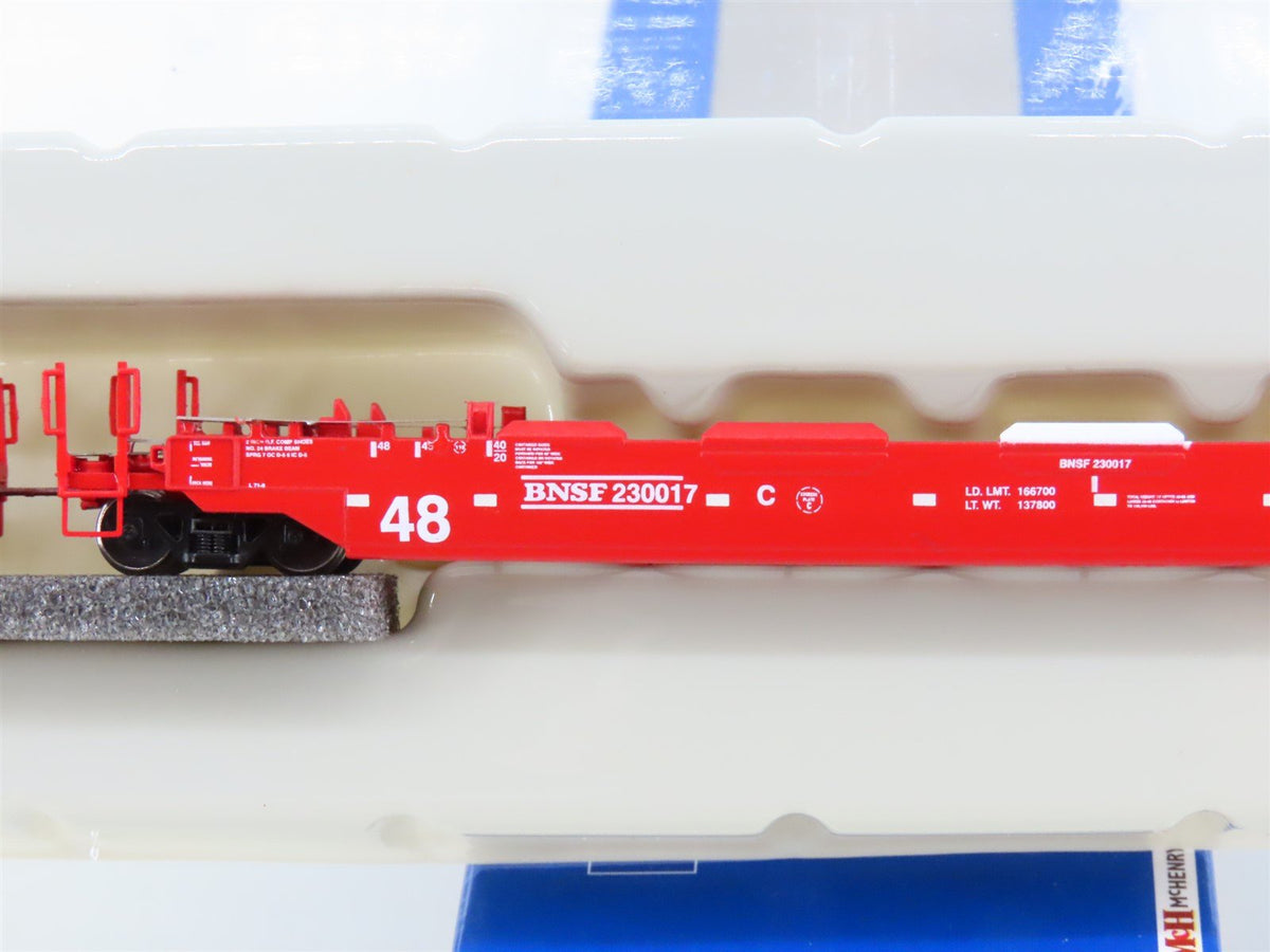 N Scale Athearn 17215 BNSF Railway 3-Unit Drawbarred Husky Stack Set