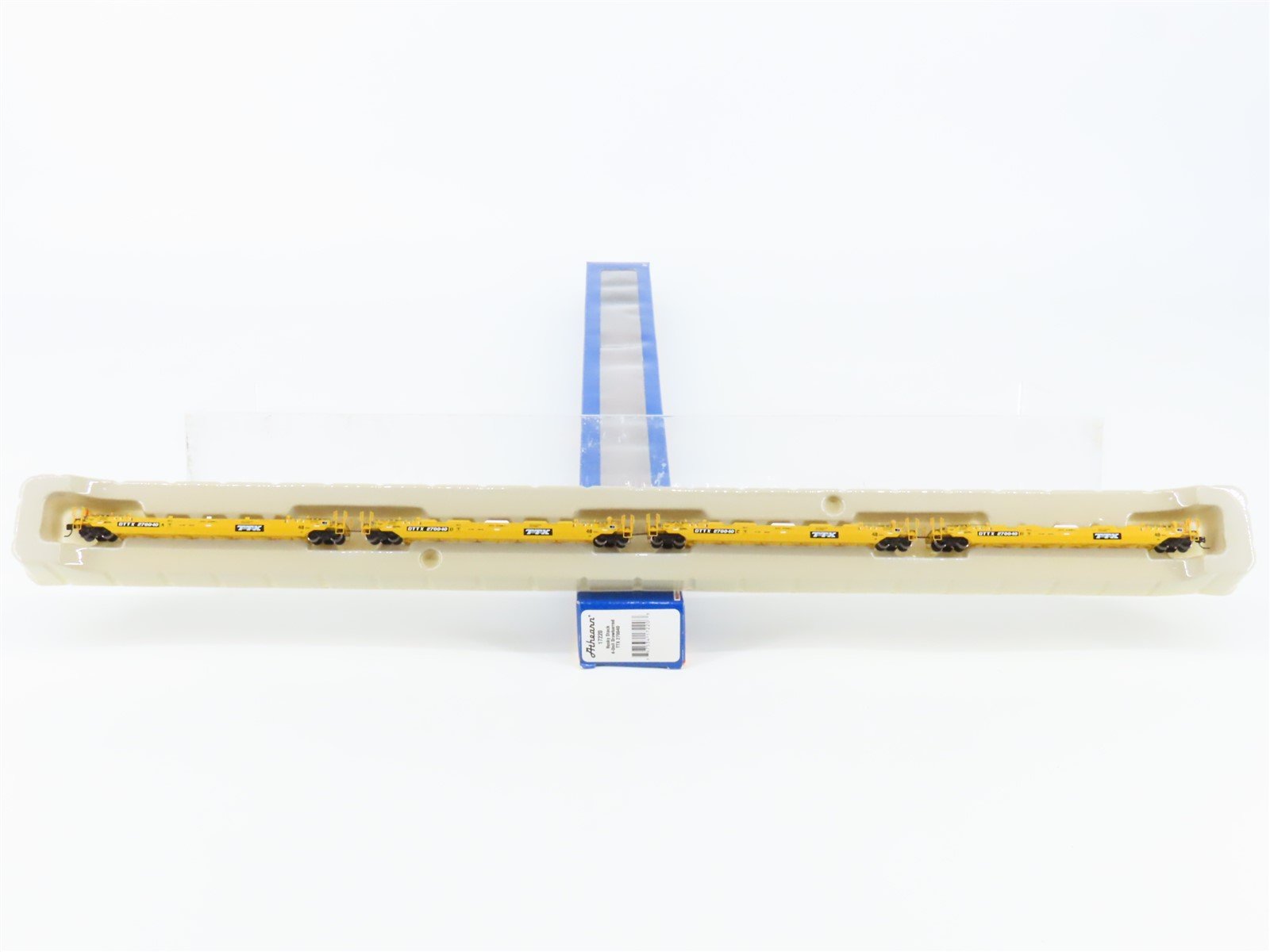 N Scale Athearn 17220 DTTX TTX 4-Unit Drawbarred Husky Stack Set