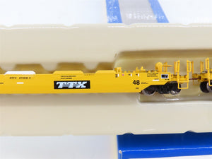 N Scale Athearn 17220 DTTX TTX 4-Unit Drawbarred Husky Stack Set