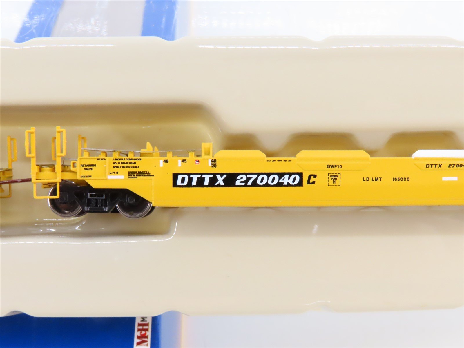 N Scale Athearn 17220 DTTX TTX 4-Unit Drawbarred Husky Stack Set