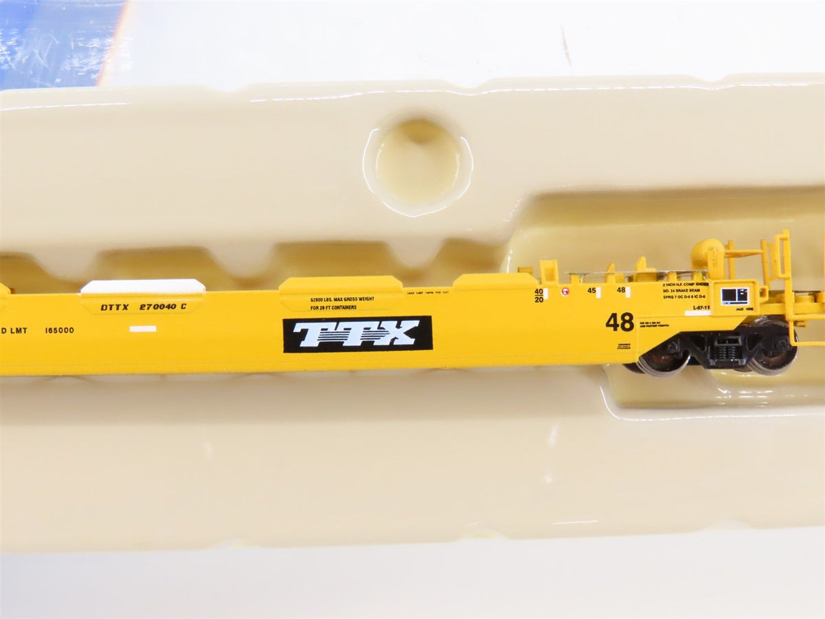 N Scale Athearn 17220 DTTX TTX 4-Unit Drawbarred Husky Stack Set