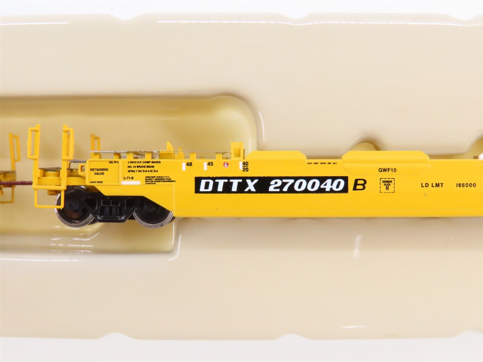 N Scale Athearn 17220 DTTX TTX 4-Unit Drawbarred Husky Stack Set