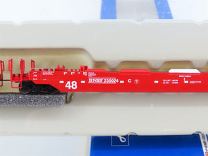 N Scale Athearn 17215 BNSF Railway 3-Unit Drawbarred Husky Stack Set