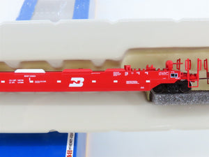 N Scale Athearn 17215 BNSF Railway 3-Unit Drawbarred Husky Stack Set