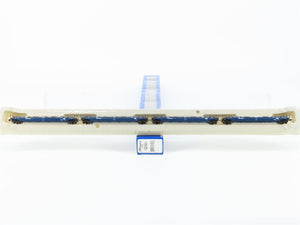 N Scale Athearn 17218 GRBX Blue 4-Unit Drawbarred Husky Stack Set