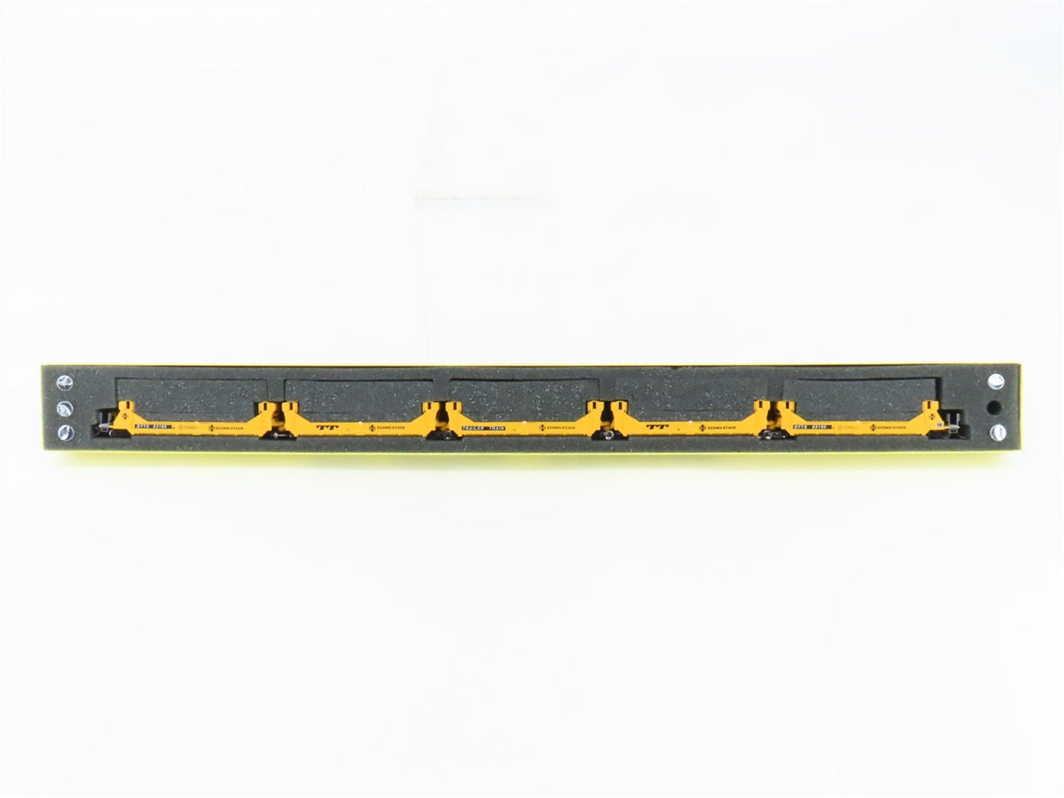 N Scale Deluxe Innovations 15020M-B DTTX ATSF Gunderson Twinstack 5-Car Set