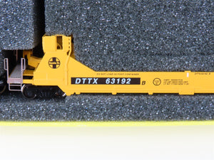 N Scale Deluxe Innovations 15020M-A DTTX ATSF Gunderson Twinstack 5-Car Set