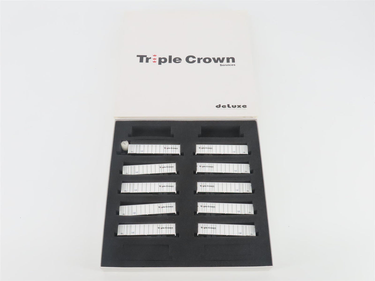 N Deluxe Innovations 180120 Triple Crown Services RoadRailer Trailer 10-Pack