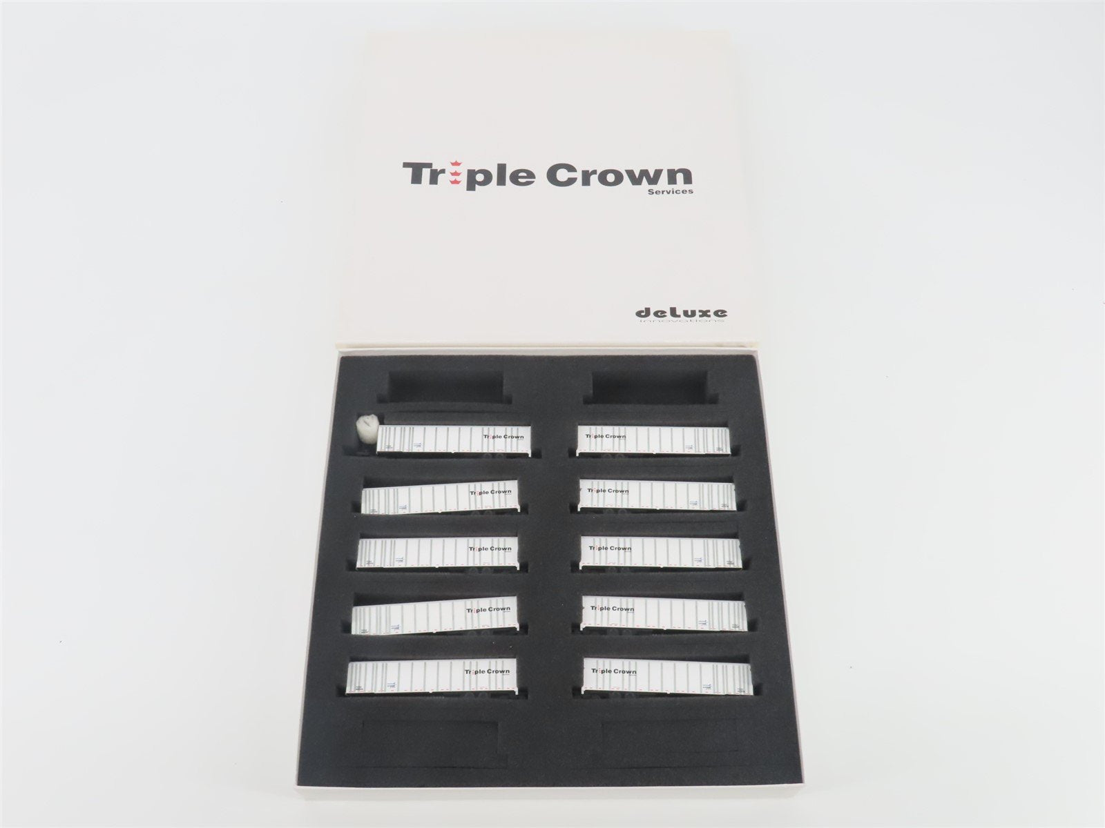 N Deluxe Innovations 180120 Triple Crown Services RoadRailer Trailer 10-Pack