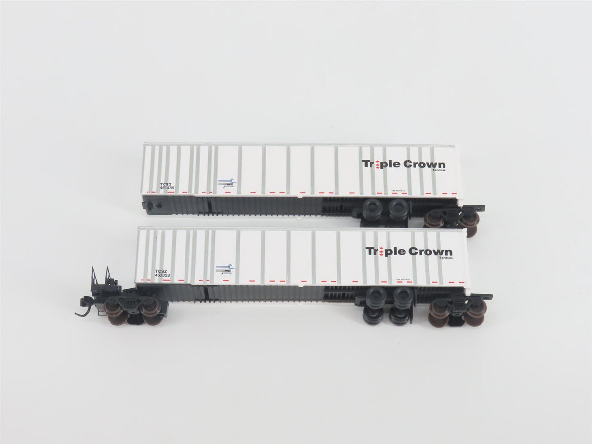 N Deluxe Innovations 180120 Triple Crown Services RoadRailer Trailer 10-Pack