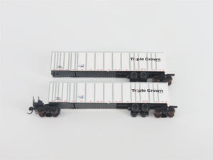 N Deluxe Innovations 180120 Triple Crown Services RoadRailer Trailer 10-Pack