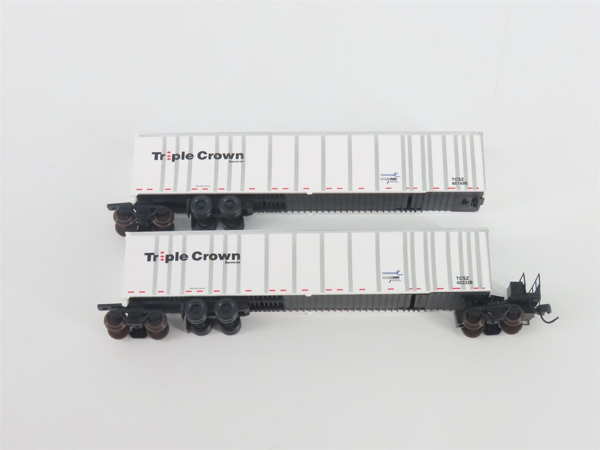 N Deluxe Innovations 180120 Triple Crown Services RoadRailer Trailer 10-Pack