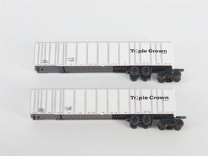 N Deluxe Innovations 180120 Triple Crown Services RoadRailer Trailer 10-Pack