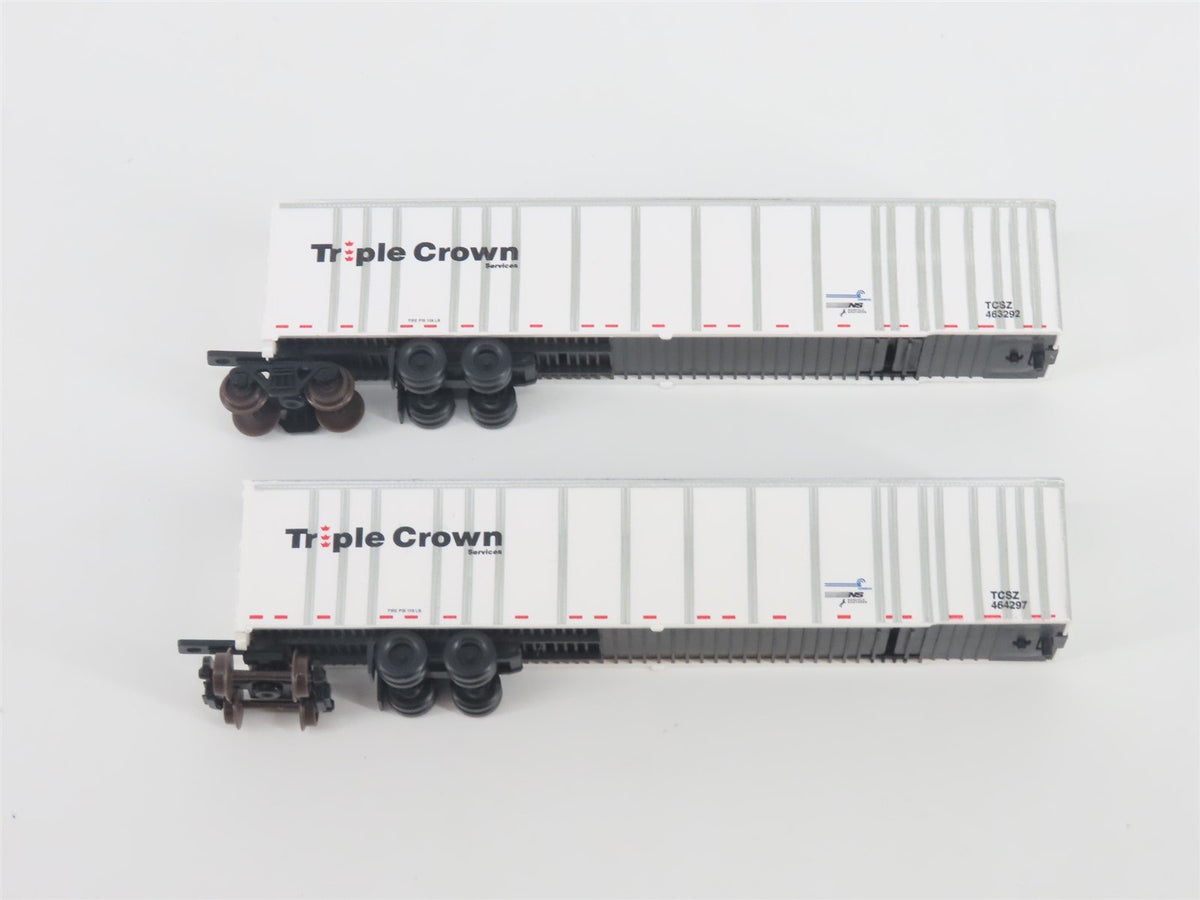 N Deluxe Innovations 180120 Triple Crown Services RoadRailer Trailer 10-Pack