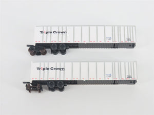 N Deluxe Innovations 180120 Triple Crown Services RoadRailer Trailer 10-Pack