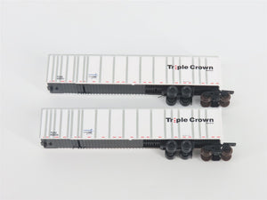 N Deluxe Innovations 180120 Triple Crown Services RoadRailer Trailer 10-Pack