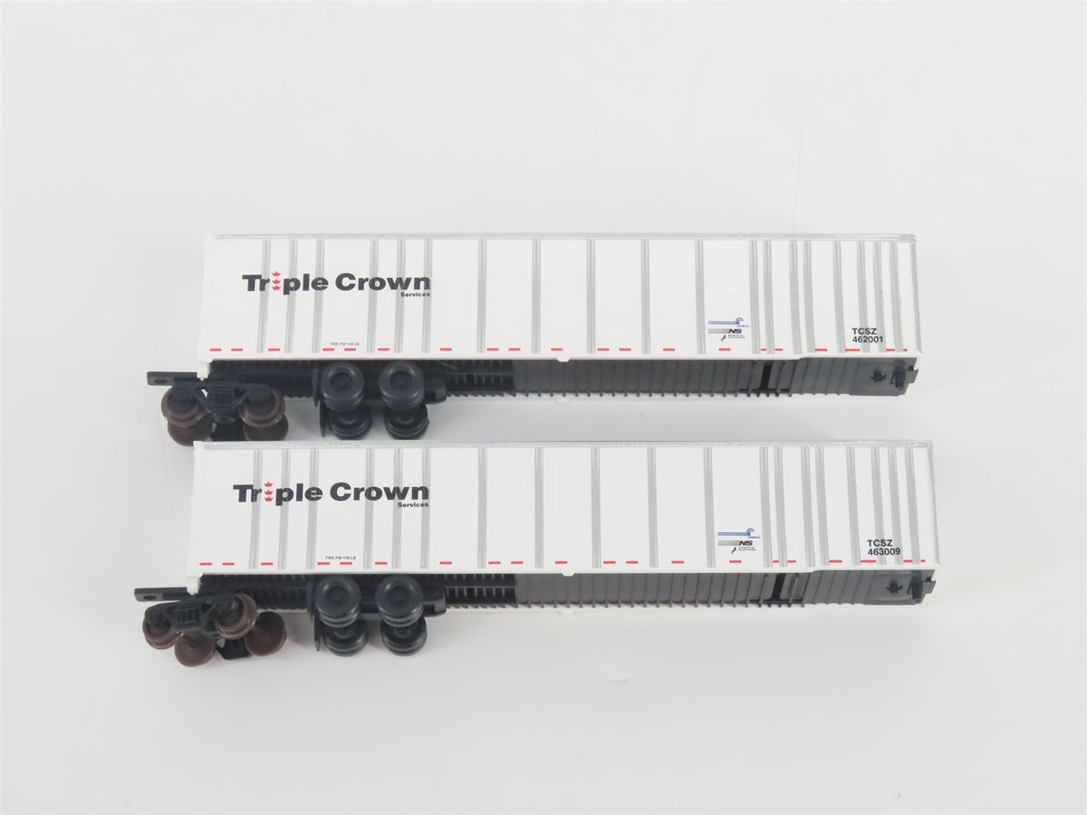 N Deluxe Innovations 180120 Triple Crown Services RoadRailer Trailer 10-Pack