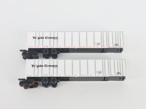N Deluxe Innovations 180120 Triple Crown Services RoadRailer Trailer 10-Pack