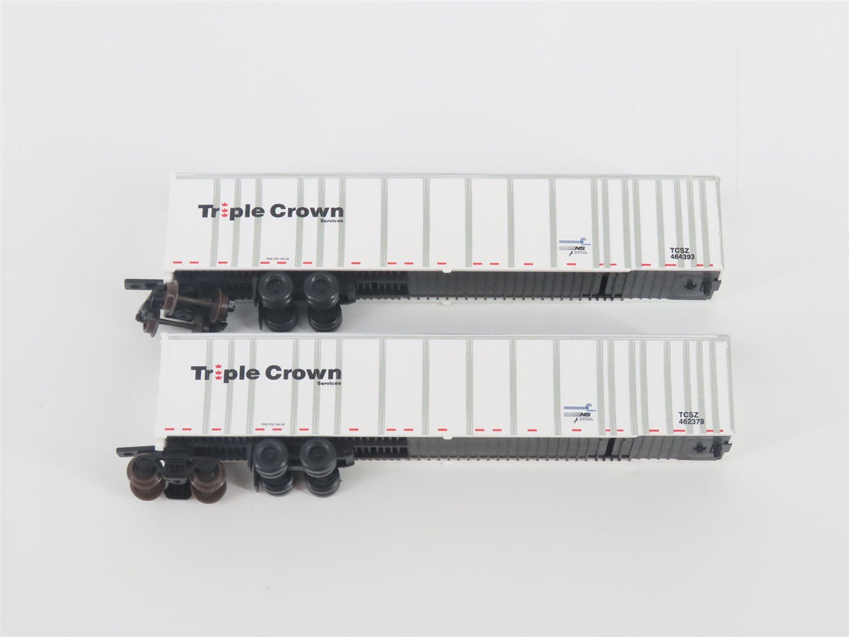 N Deluxe Innovations 180120 Triple Crown Services RoadRailer Trailer 10-Pack