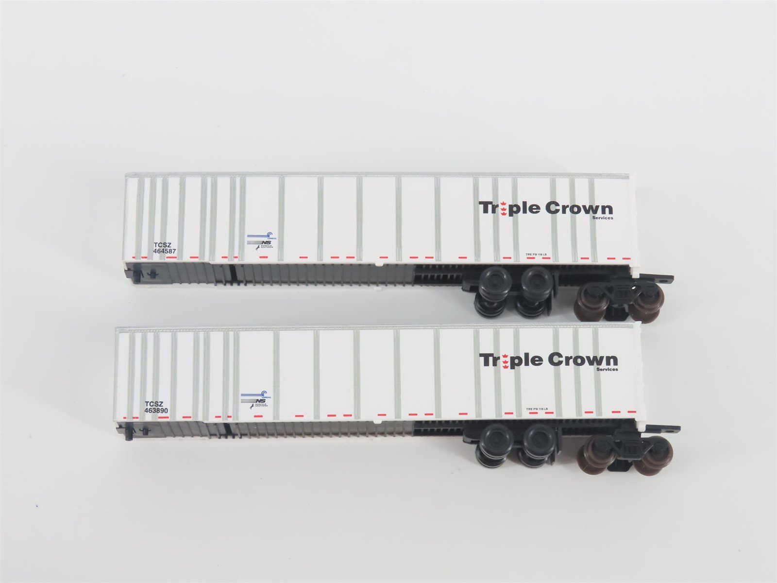 N Deluxe Innovations 180120 Triple Crown Services RoadRailer Trailer 10-Pack