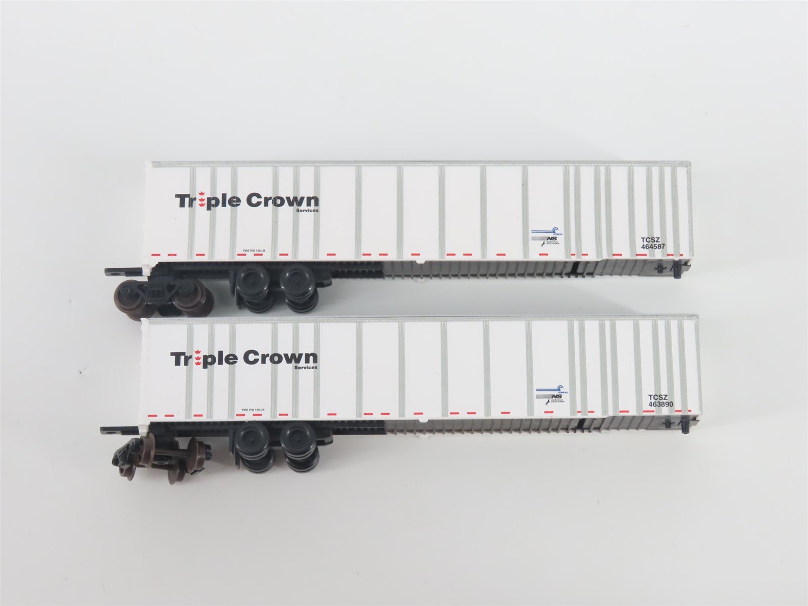 N Deluxe Innovations 180120 Triple Crown Services RoadRailer Trailer 10-Pack