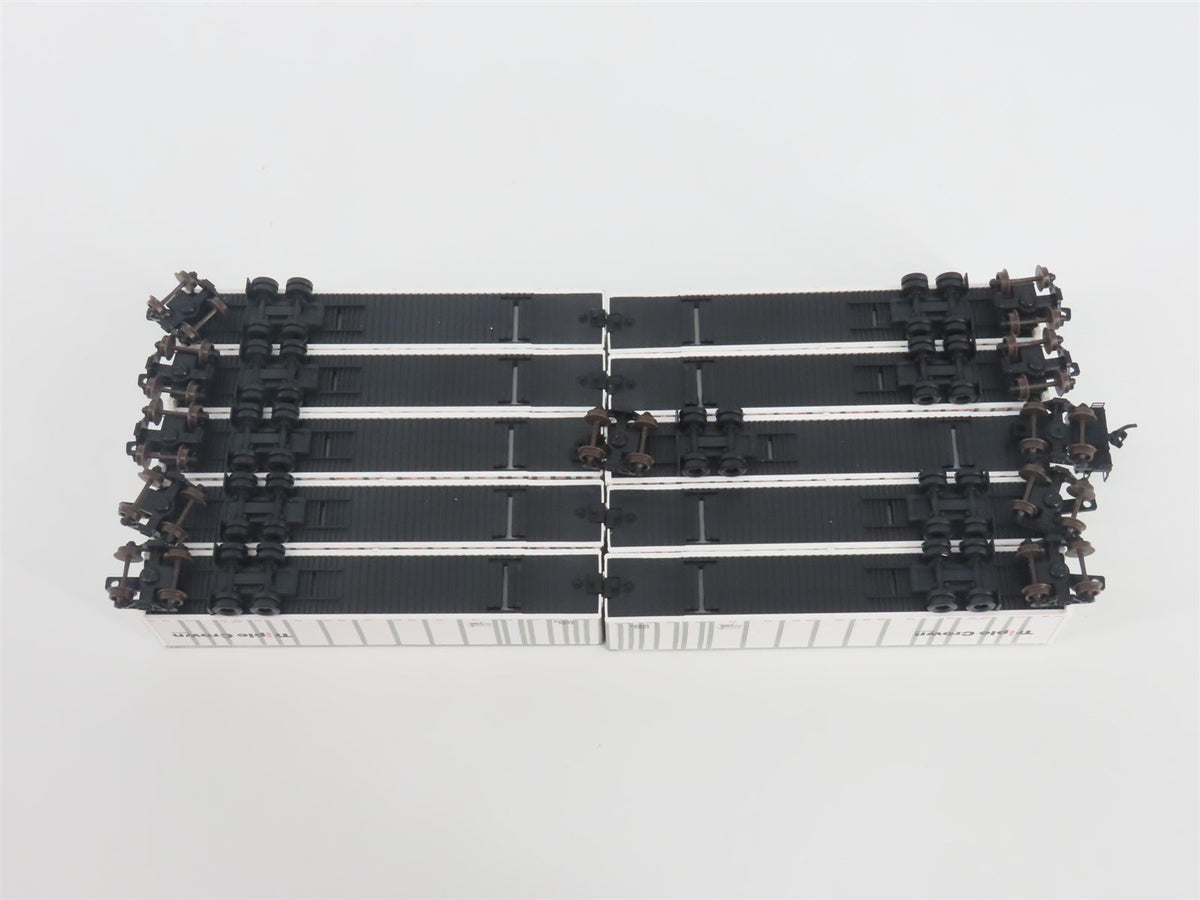 N Deluxe Innovations 180120 Triple Crown Services RoadRailer Trailer 10-Pack