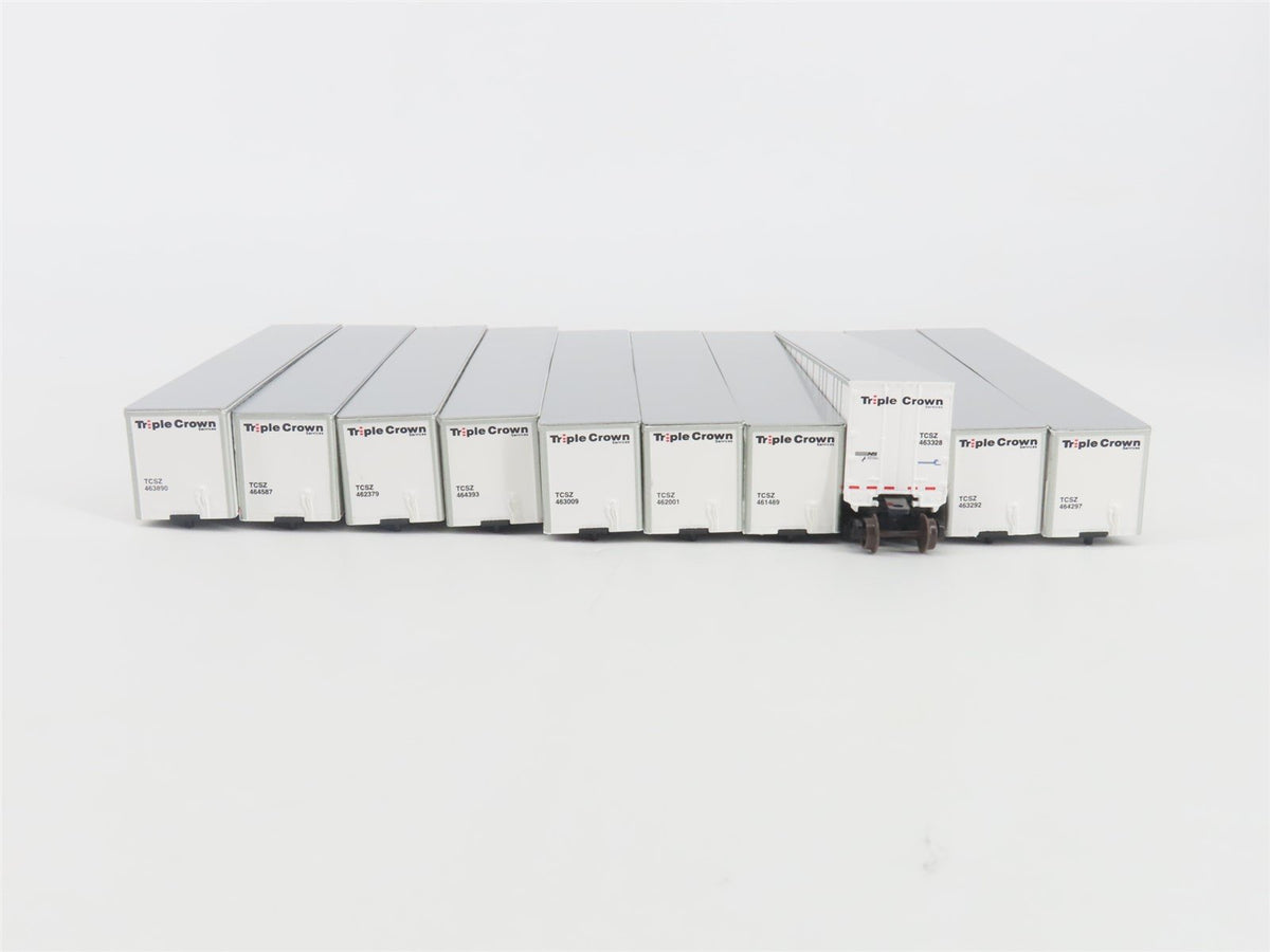 N Deluxe Innovations 180120 Triple Crown Services RoadRailer Trailer 10-Pack
