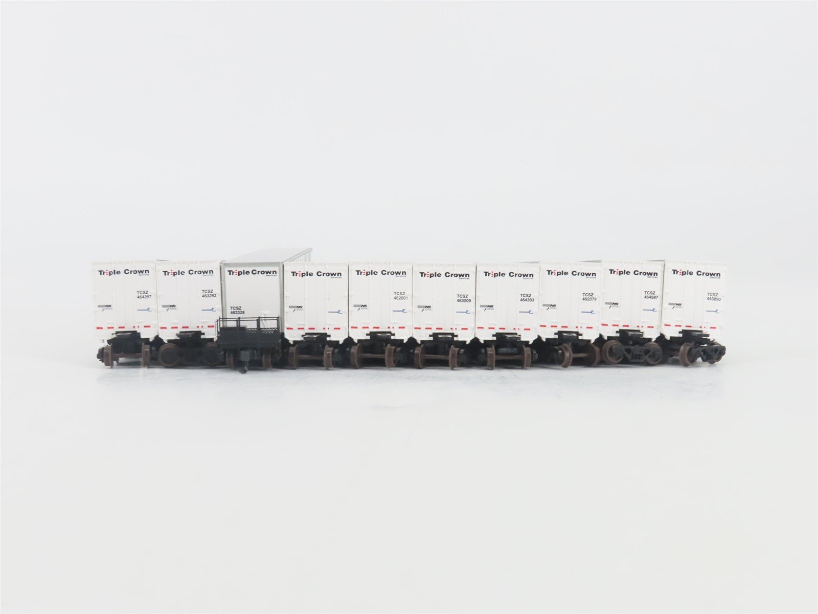 N Deluxe Innovations 180120 Triple Crown Services RoadRailer Trailer 10-Pack