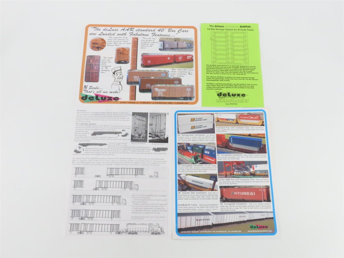 N Deluxe Innovations 180120 Triple Crown Services RoadRailer Trailer 10-Pack