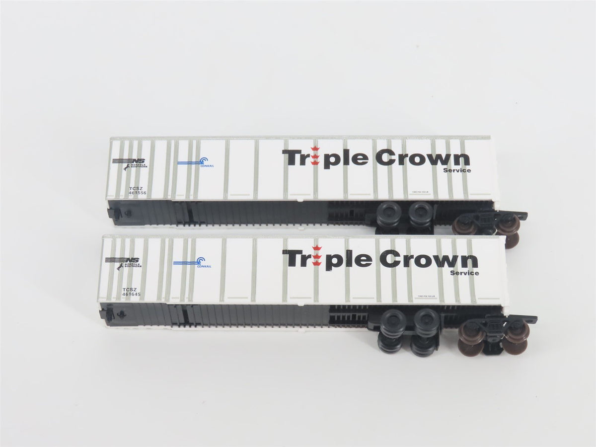 N Deluxe Innovations 180200 Triple Crown &quot;Large Logo&quot; RoadRailer Trailer 10-Pack