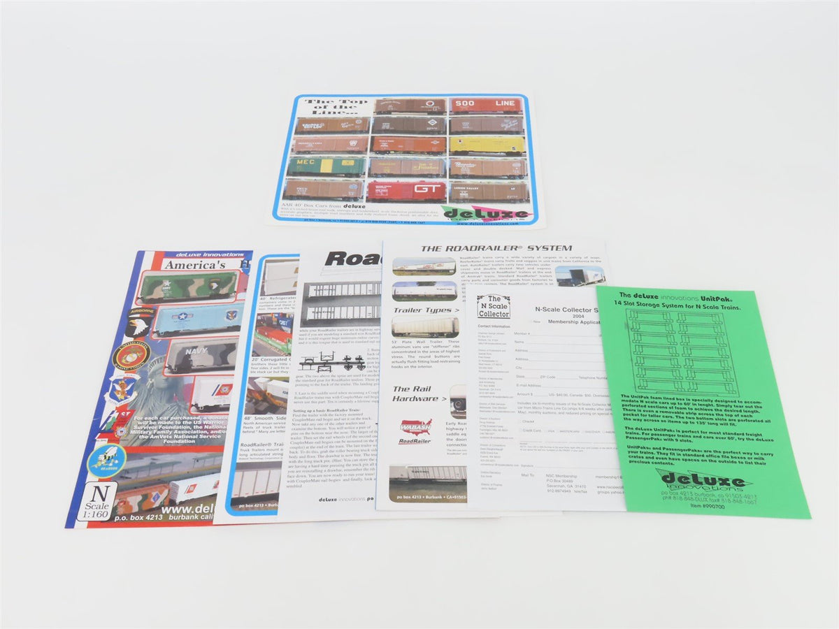 N Deluxe Innovations 180200 Triple Crown &quot;Large Logo&quot; RoadRailer Trailer 10-Pack