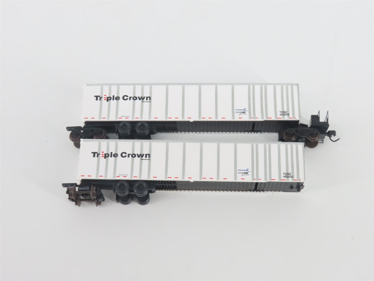 N Deluxe Innovations 180130 Triple Crown Services RoadRailer Trailer 10-Pack
