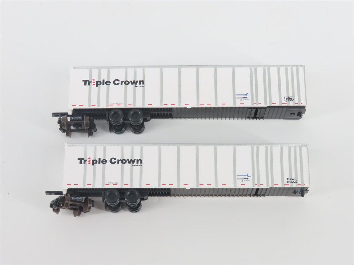 N Deluxe Innovations 180130 Triple Crown Services RoadRailer Trailer 10-Pack
