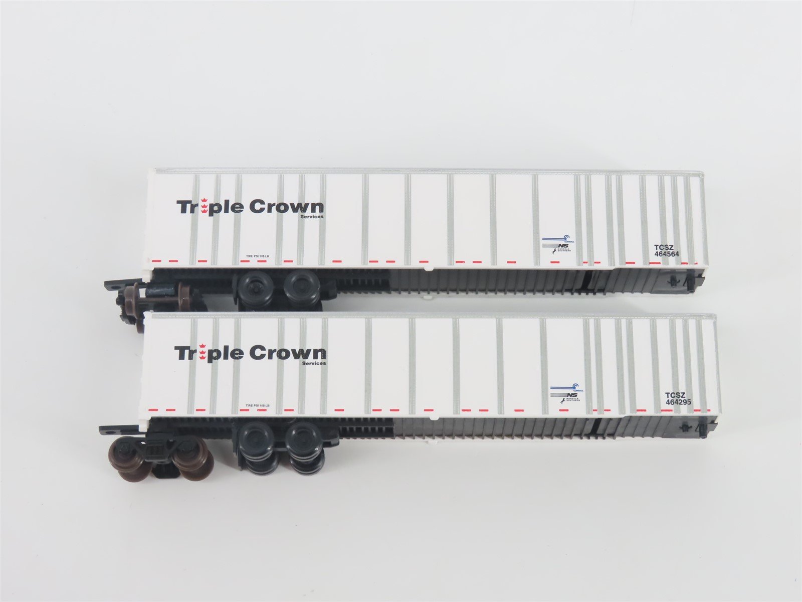 N Deluxe Innovations 180130 Triple Crown Services RoadRailer Trailer 10-Pack