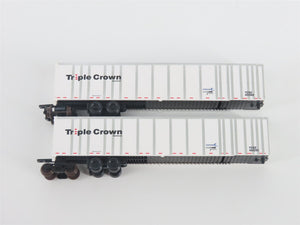 N Deluxe Innovations 180130 Triple Crown Services RoadRailer Trailer 10-Pack