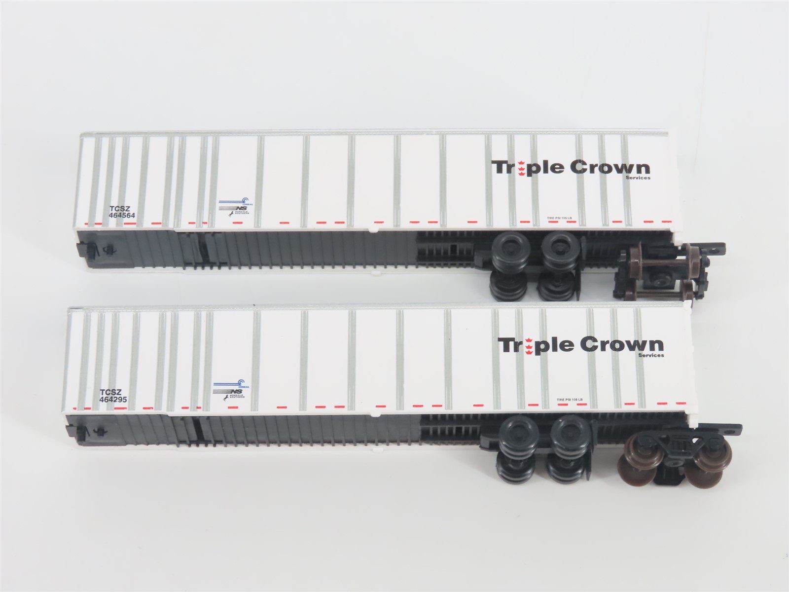 N Deluxe Innovations 180130 Triple Crown Services RoadRailer Trailer 10-Pack
