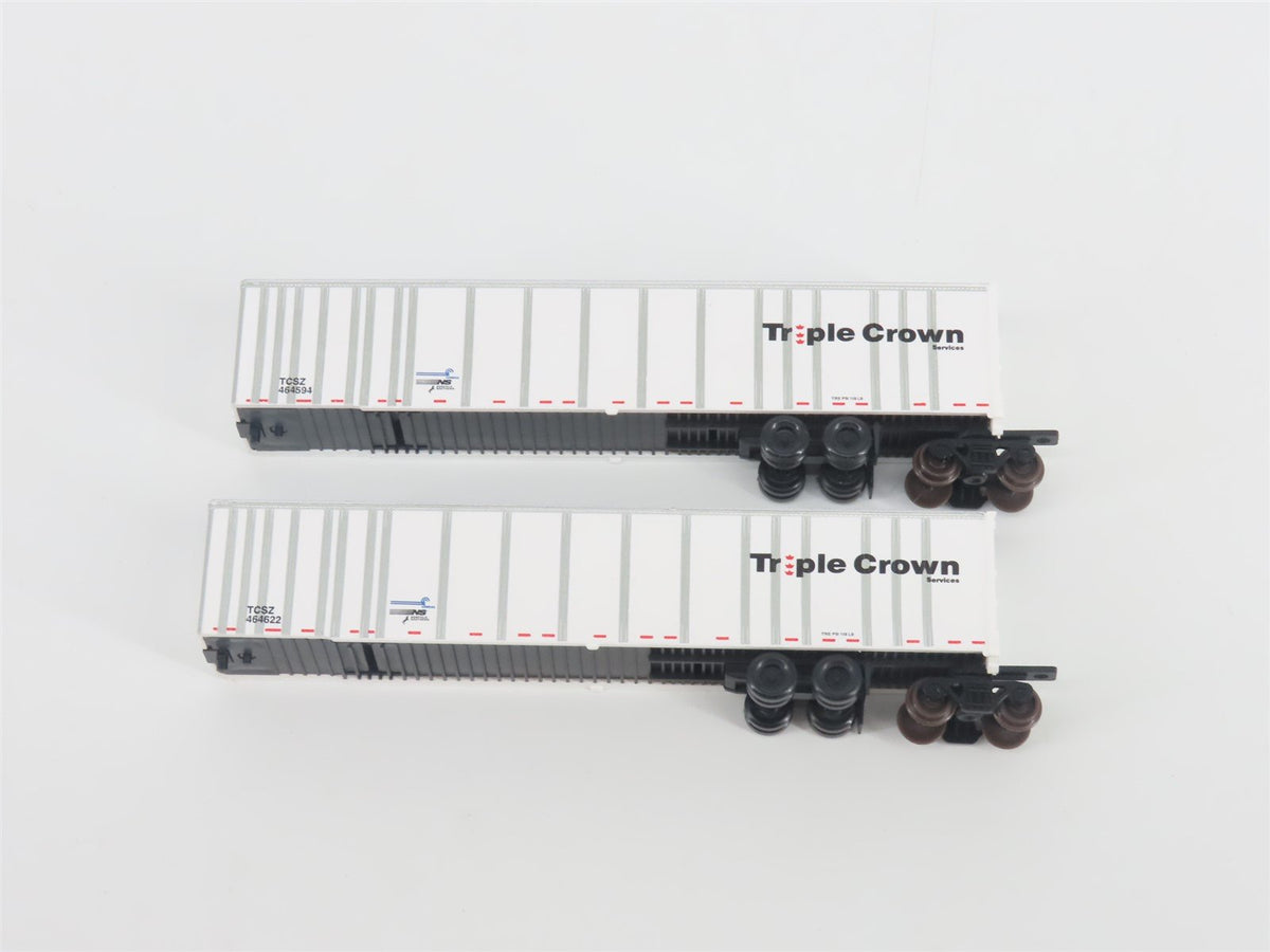 N Deluxe Innovations 180130 Triple Crown Services RoadRailer Trailer 10-Pack