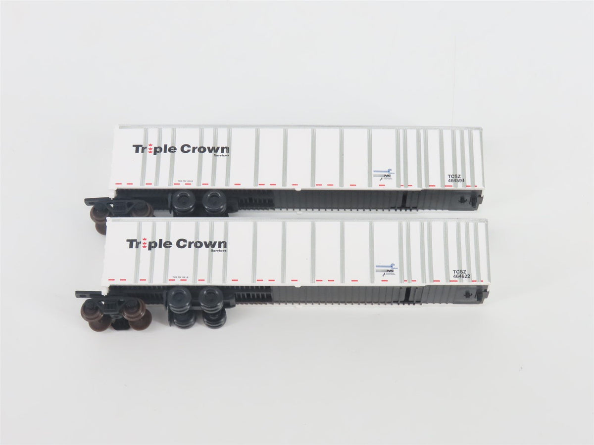 N Deluxe Innovations 180130 Triple Crown Services RoadRailer Trailer 10-Pack