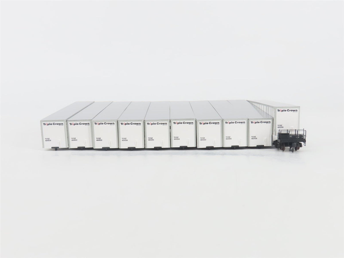 N Deluxe Innovations 180130 Triple Crown Services RoadRailer Trailer 10-Pack